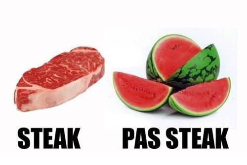 Pas steak